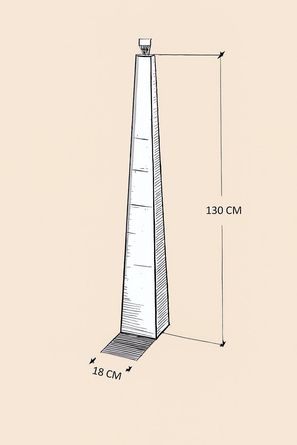 Lampadaire Bois Massif Recyclé – Luminaire Design Scandinave – Fait Main en France