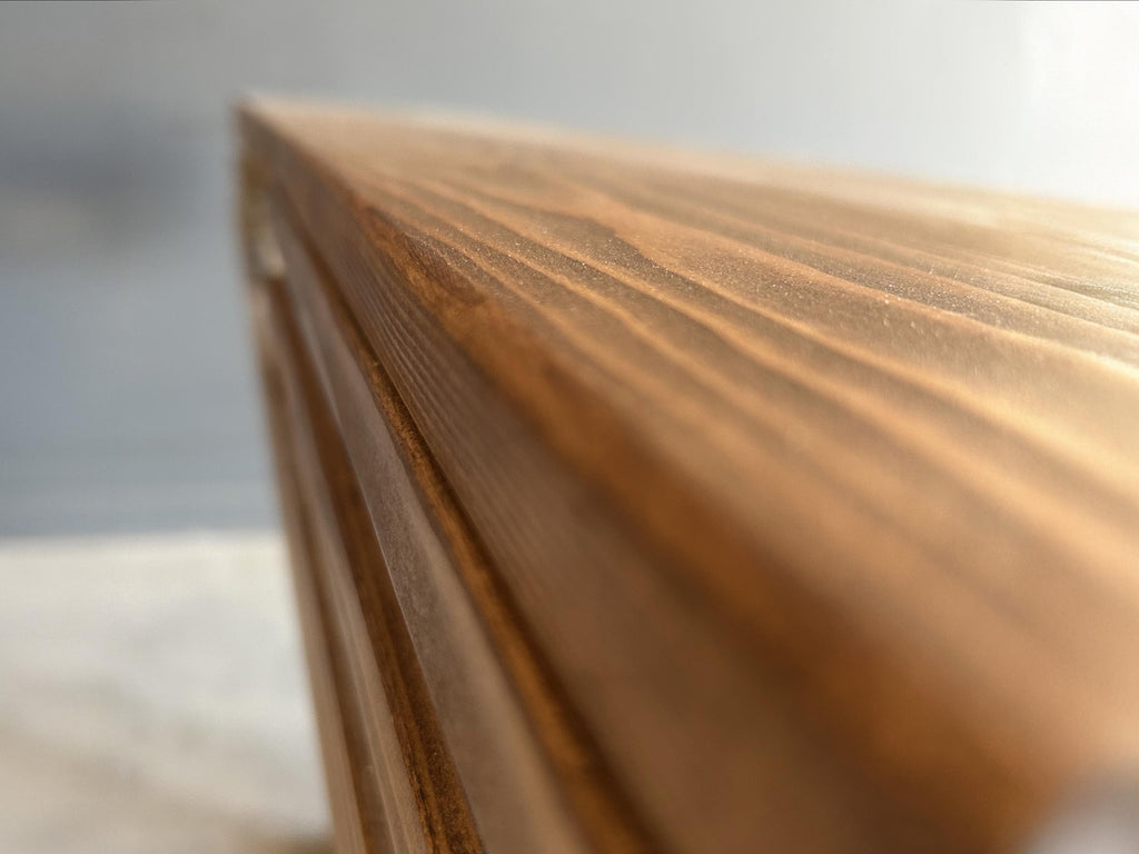 Console murale flottante en bois recyclé | Meuble d’entrée fait main | Console design minimaliste | Décoration éco-responsable scandinave