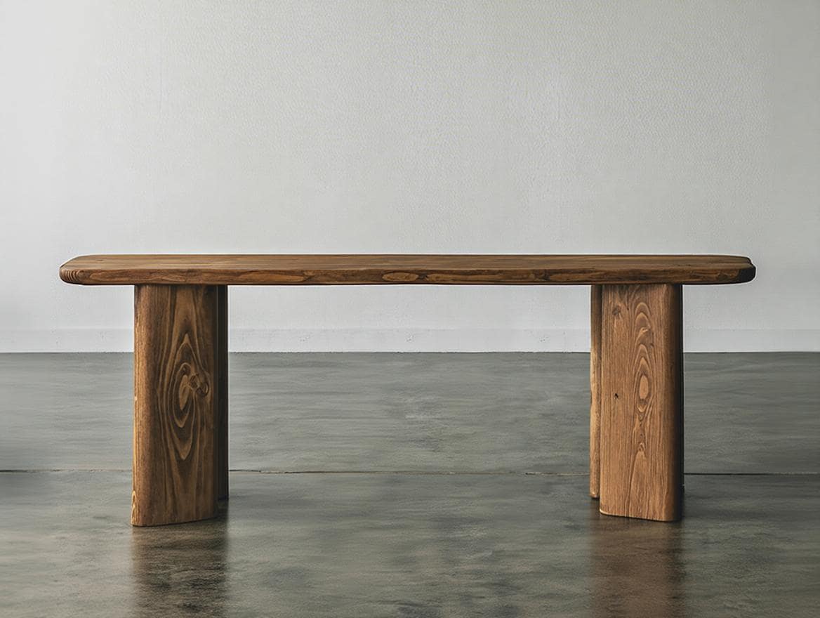 Banc en bois recyclé fait main – Meuble artisanal design et durable
